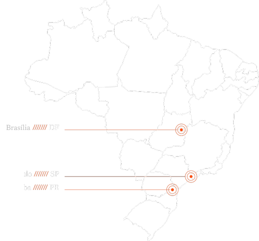 Nossos escritórios pelo Brasil